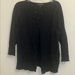 Lane Bryant Black Cardigan Sweater 18/20